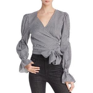 NWT C/MEO Collective Best Love Wrap Top - sz XS